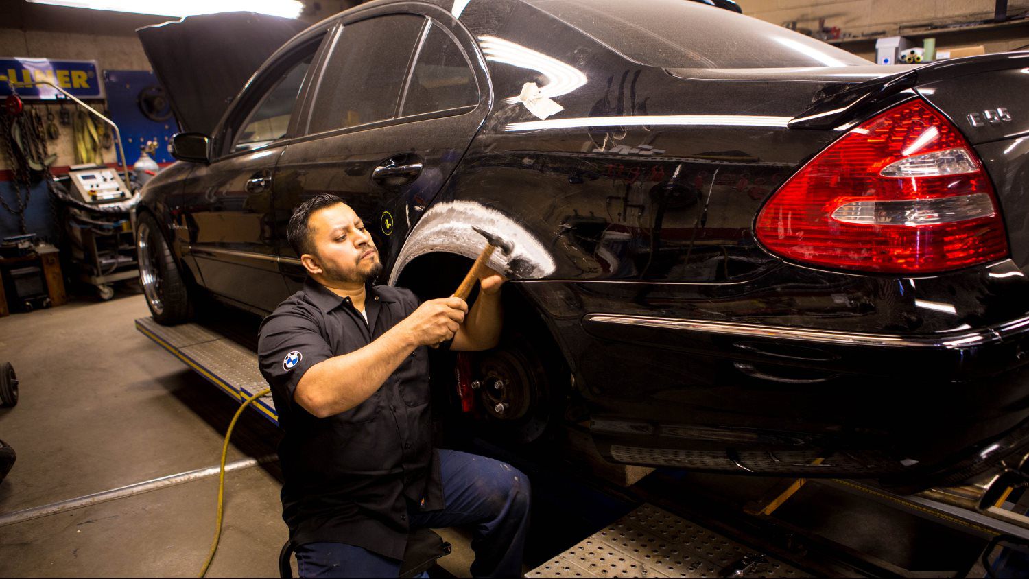 Fender Repair by Technician